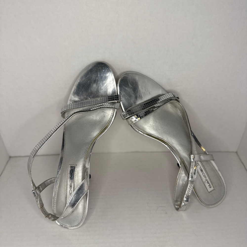 Bandolino Shimmering Silver Heels